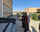 بازدید دکتر خامسان رئیس دانشگاه بیرجند از پردیس کشاورزی، منابع طبیعی و محیط زیست