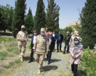 بازدید فرمانده مرکز آموزش مرزبانی محمد رسول الله (ص) بیرجند و همراهان از دانشکده کشاورزی
