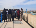 بازدید علمی دانشجویان گروه علوم و مهندسی آب دانشگاه بیرجند از تصفیه‌خانه فاضلاب شهر بیرجند