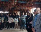 بازدید دانشجویان پردیس کشاورزی از باغات و مجتمع بارگاه های زرشک در منطقه گازار مهموئی آرین شهر