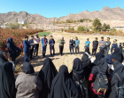 بازدید دانشجویان پردیس کشاورزی از باغات زرشک روستای پیرانج