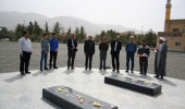 برگزاری مراسم بزرگداشت روز شهدا در جوار مزار مطهر شهدای گمنام دانشکده کشاورزی