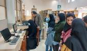 بازدید دانشجویان گروه گیاهپزشکی ورودی ۹۹ از کتابخانه پردیس کشاورزی، منابع طبیعی و محیط زیست