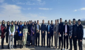 بازدید علمی دانشجویان گروه علوم و مهندسی آب دانشگاه بیرجند از تصفیه‌خانه فاضلاب شهر بیرجند
