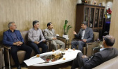 جلسه هم اندیشی دبیران همایش چهـارمین همـایش ملی پژوهشهای نوین در علوم دامی با رئیس سازمان جهاد کشاورزی استان خراسان جنوبی
