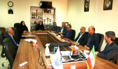 جلسه دیدار معاون آب و خاک سازمان جهاد کشاورزی و مسئولین مرکز تحقیقات کشاورزی و منابع طبیعی استان خراسان جنوبی
