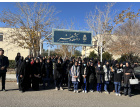 در راستای اهداف ستاد جذب دانشجو؛ بازدید دانش آموزان دبیرستان هاجر از دانشکده هنر دانشگاه بیرجند