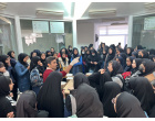در راستای اهداف ستاد جذب دانشجو؛ بازدید دانش آموزان دبیرستان هاجر از دانشکده هنر دانشگاه بیرجند