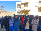 در راستای اهداف ستاد جذب دانشجو؛ بازدید دانش آموزان دبیرستان هاجر از دانشکده هنر دانشگاه بیرجند