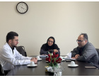 جلسه‌ی مشترک میان مرکز مشاوره و سبک زندگی و مرکز بهداشت و درمان دانشگاه بیرجند