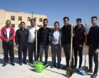 غرس ۱۵۰ اصله نهال با حضور مسئولین شهری در محوطه خوابگاه دانشجویی پردیس دانشکده فنی و مهندسی فردوس