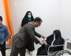 اهدای گل و تبریک روز پرستار توسط سرپرست، کارکنان و دانشجویان دانشکده فنی و مهندسی فردوس به پرستاران بیمارستان شهید چمران