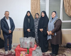 توزیع بسته های یلدایی بین دانشجویان دانشکده فنی و مهندسی فردوس