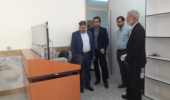 بازدید معاون اداری و مالی دانشگاه بیرجند از دانشکده فنی و مهندسی فردوس