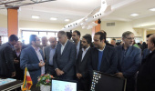 بازدید معاون وزیر ارتباطات و معاون استاندار خراسان جنوبی از غرفه ی دانشکده فنی فردوس