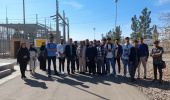 بازدید جمعی از دانشجویان گروه برق دانشکده فنی و مهندسی فردوس از پست ۱۳۲ KV شهرستان فردوس