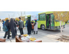 استقرار اتوبوس ایدز به مناسبت هفته اطلاع رسانی ایدز