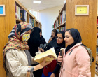 بازدید دانشجویان رشته هنر اسلامی از کتابخانه مرکزی و مرکز نشر جهت انگیزه بخشی در مطالعه، تحقیق و پژوهش