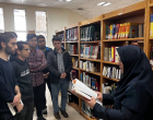 بازدید دانشجویان پردیس شهید باهنر دانشگاه فرهنگیان خراسان جنوبی از کتابخانه مرکزی و مرکز نشر