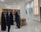 بازدید دانش‌آموزان دبیرستان نمونه تقوی از کتابخانه مرکزی و مرکز نشر
