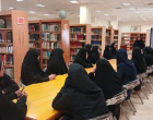 بازدید دانشجویان دختر پردیس امام سجاد (ع) از کتابخانه مرکزی و مرکز نشر