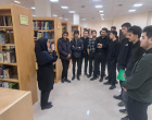 بازدید دانشجویان پسر پردیس شهید باهنر از کتابخانه مرکزی و مرکز نشر