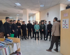 بازدید دانشجویان پسر پردیس شهید باهنر از کتابخانه مرکزی و مرکز نشر