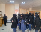 بازدید  دانش‌آموزان دبیرستان زرین‌دخت زرین‌قلم از کتابخانه مرکزی و مرکز نشر