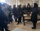 بازدید  دانش‌آموزان دبیرستان زرین‌دخت زرین‌قلم از کتابخانه مرکزی و مرکز نشر