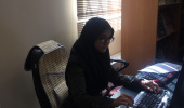 ده نفر از دانشجویان کارشناسی علم اطلاعات و دانش شناسی در کتابخانه مرکزی دانشگاه آموزش دیدند