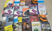 اهداء کتاب به کتابخانه مرکزی و مرکز نشر توسط دکتر محمدحسین قریشی