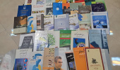 اهداء کتاب به کتابخانه مرکزی و مرکز نشر  توسط خانم دکتر لیلا طالب زاده شوشتری