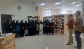 بازدید دانشجویان نوورود رشته تاریخ از کتابخانه مرکزی و مرکز نشر