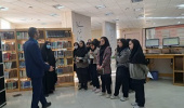 بازدید دانش‌آموزان دبیرستان دخترانه فرزانگان بیرجند از کتابخانه مرکزی  و مرکز نشر