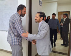 حضور معاون آموزشی و تحصیلات تکمیلی دانشگاه در دانشکده ادبیات و علوم انسانی به مناسبت روز معلم