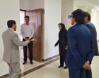 حضور معاون آموزشی و تحصیلات تکمیلی دانشگاه در دانشکده ادبیات و علوم انسانی به مناسبت روز معلم