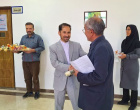 حضور معاون آموزشی و تحصیلات تکمیلی دانشگاه در دانشکده ادبیات و علوم انسانی به مناسبت روز معلم
