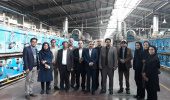بازدید اعضای هیات علمی گروه جغرافیا از کارخانه کاشی و سرامیک فرزاد
