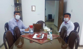 نشست رئیس دانشکده ادبیات و علوم انسانی با رئیس مرکز مشاوره و توانمندسازی دانشگاه