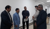 حضور معاون آموزشی و تحصیلات تکمیلی دانشگاه در محل برگزاری امتحانات پایان نیمسال دوم ۱۴۰۲-۱۴۰۱ دانشکده ادبیات و علوم انسانی