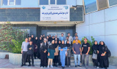 بازدید دانشجویان رشته جغرافیا از اداره هواشناسی همدیدی و کاوش جو بیرجند