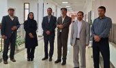 حضور معاون آموزشی و تحصیلات تکمیلی دانشگاه در دانشکده ادبیات و علوم انسانی به مناسبت روز معلم
