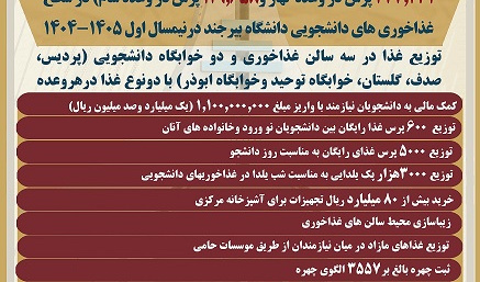 کارنامه تغذیه