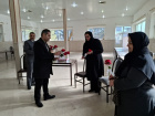 حضور معاون دانشجویی در سطح خوابگاههای خواهران و تقدیر از همکاران خانم به مناسبت روز زن