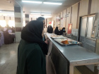 بازدید معاون و مدیر دانشجویی و همچنین رئیس اداره تغذیه از آشپزخانه و انبارمرکزی و غذاخوری صدف