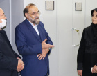 بازدید دکتر خواجه پیری، مؤسس و رئیس مرکز بین المللی میکروفیلم نور، از موزه و مرکز اسناد و مفاخر دانشگاه بیرجند