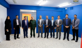 بازدید سردار مهدوی فرماندهی سپاه انصار الرضا(ع) در معیت سرپرست دانشگاه بیرجند از موزه و مرکز اسناد و مفاخر دانشگاه