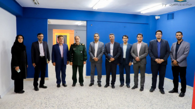 بازدید سردار مهدوی فرماندهی سپاه انصار الرضا(ع) در معیت سرپرست دانشگاه بیرجند از موزه و مرکز اسناد و مفاخر دانشگاه