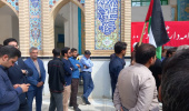 حضور اساتید، کارکنان و دانشجویان پردیس علوم رفتاری در تجمع محکومیت جنایات غزه