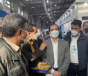 بازدید معاون پژوهشی و مدیرکل دفتر حمایت و پشتیبانی امور پژوهشی و فناوری وزارت علوم  از غرفه دانشگاه در بیست و دومین نمایشگاه دستاوردهای پژوهش، فناوری و فن بازار